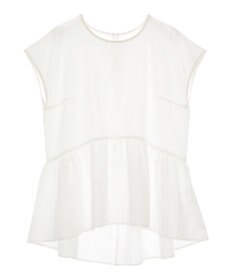 AMERICAN HOLIC ペプラムノースリーブブラウス【WEB限定カラー有り】