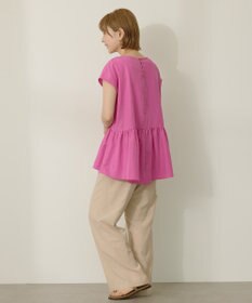 AMERICAN HOLIC ペプラムノースリーブブラウス【WEB限定カラー有り】