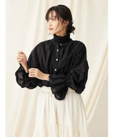 CRAFT STANDARD BOUTIQUE スカラレース袖ブラウス