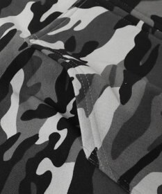 WEGO 【ユニセックス着用ITEM/MLサイズ展開】カモフラグラフィックZIPパーカー