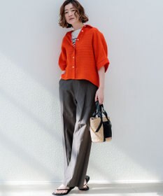 23区 【先行予約】VIOLAd'ORO アバカ レザーポケット 2WAY トートバッグ