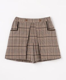組曲 KIDS 【150-160㎝】レディチェック キュロット