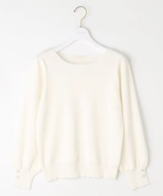 ANY SIS 【洗える】フラワーモイスチャー ニット