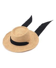 23区 【Oggi8月号掲載/UVケア】ラフィア リボン ハット