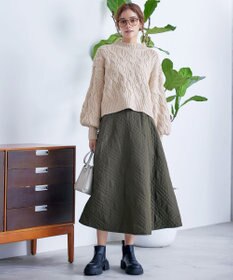 Tiaclasse 【洗える】ケーブルニットプルオーバー