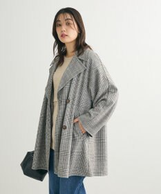 Green Parks オーバージャケットコート（グレンチェック）
