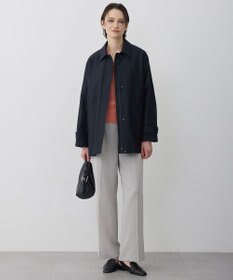 ICB L 【配色襟取り外し可能】ライトモールスキン キルトライナー付きバーンジャケット