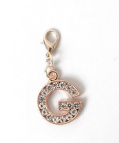 WEGO 【痛バ＆推し活グッズ】ゴールドビジューアルファベットDIYチャーム21ｍｍ