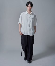 WEGO 【速乾/しわになりにくい/MLサイズ展開】アムンゼンワンポイントBIGシャツ（SS）