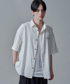 WEGO 【速乾/しわになりにくい/MLサイズ展開】アムンゼンワンポイントBIGシャツ（SS）