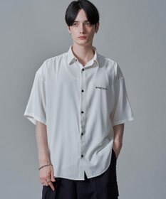 WEGO 【速乾/しわになりにくい/MLサイズ展開】アムンゼンワンポイントBIGシャツ（SS）