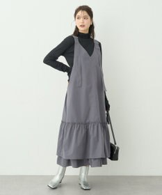 earth music&ecology ティアードフリルジャンスカ