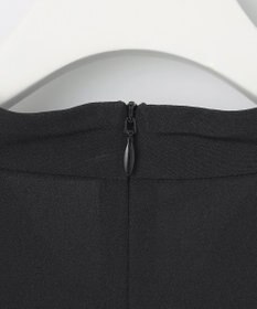 ICB L 【洗える】ジョーゼットジャージー ボウタイ風プルオーバー