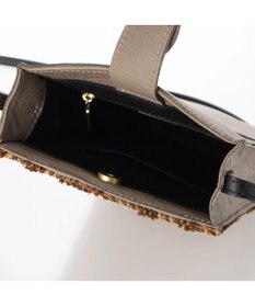 UNBILLION perche クバ布×姫路レザーミニショルダー