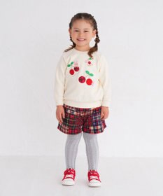 MIKI HOUSE HOT BISCUITS 【80-120cm】 チェック柄 キュロットスカート