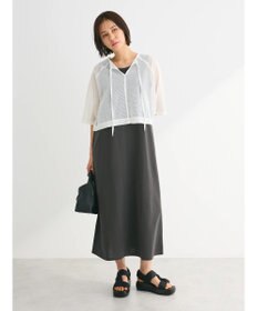 Green Parks ＳＥＴ２点　メッシュ＋ノースリーブワンピース