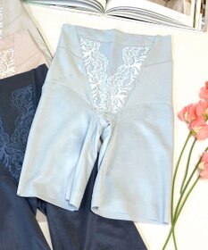 BRADELIS New York 【BRADELIS NewYork peace】綿混ストレッチハイブリッドガードル25 クロッチ付きで1枚履き可能な補整ガードル 消臭機能付き ブラデリス