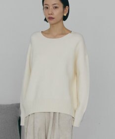 AMERICAN HOLIC バイパチ前振りニットプルオーバー