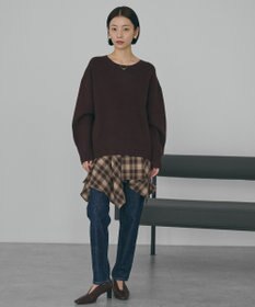 AMERICAN HOLIC バイパチ前振りニットプルオーバー