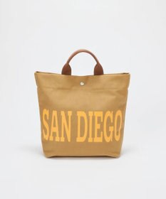 TOPKAPI 【Breath TOPKAPI】シティ プリント キャンバス スクエアトートバッグ / ショルダー付き