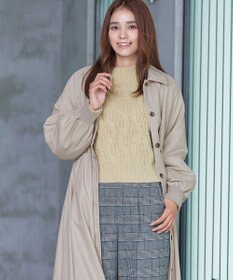 Tiaclasse 【洗える】ケーブルニットプルオーバー