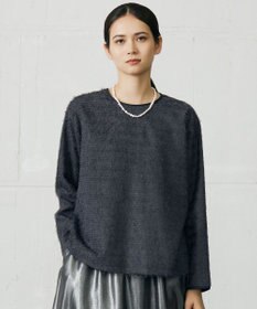 自由区 L 【カタログ掲載】ループカットジャカードプルオーバー ブラウス