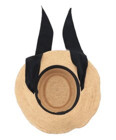 23区 【Oggi8月号掲載/UVケア】ラフィア リボン ハット