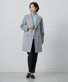 J.PRESS LADIES L Super150sAZAMIビーバー Pコート