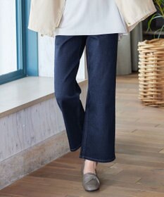 Tiaclasse 【安田美沙子さん/小倉優子さん着用】【洗える】ストレッチワイドデニム