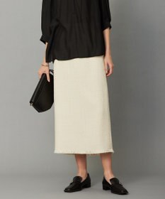 ICB スラブヤーンツイード ナロースカート