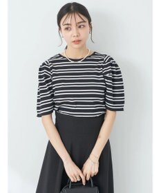 earth music&ecology パワーショルダーリブプルオーバー