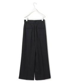 ICB 【洗える】シルフィルダブルクロス ワイドパンツ