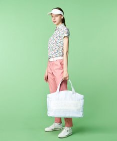 23区GOLF 【WOMEN】【吸水速乾・UVケア】ＭＯＶＥロゴ カノコ 半袖シャツ