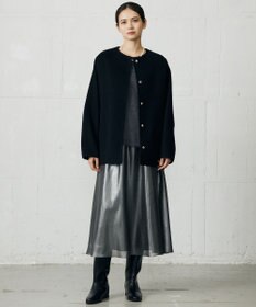 自由区 L 【カタログ掲載】ループカットジャカードプルオーバー ブラウス