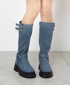 WEGO 厚底エンジニアロングブーツ