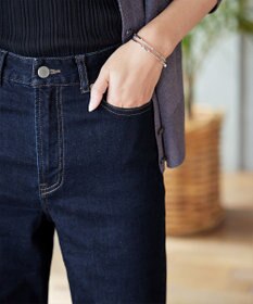 Tiaclasse 【安田美沙子さん/小倉優子さん着用】【洗える】ストレッチワイドデニム