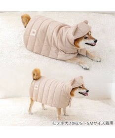 PET PARADISE ペットパラダイス くまちゃん フード付 防寒 ブランケット 大