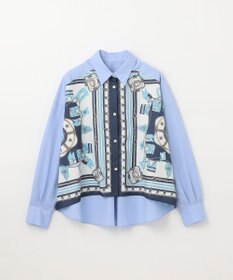 GRACE CONTINENTAL マリンスカーフコンビシャツ