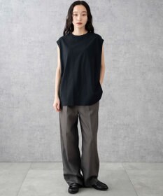 WEGO 【5色3サイズ展開/ユニセックス着用ITEM/洗える/綿100%】スリーブレスコットンT