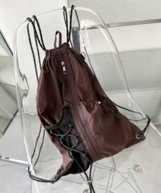 WEGO 【ユニセックス着用ITEM】センターzipナップサック