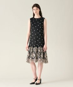 GRACE CONTINENTAL 刺繍レースドレス