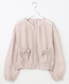 Feroux リボンポケット シアー ブルゾン