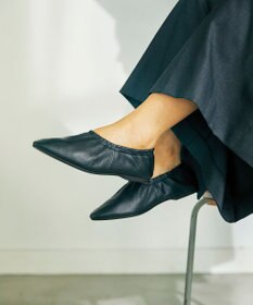 KASHIYAMA ソフトギャザーフラットシューズ