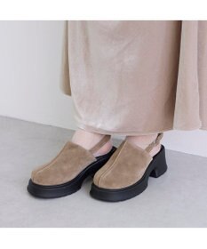 MODE ET JACOMO <noyau>センターライン厚底サボサンダル