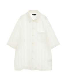 CRAFT STANDARD BOUTIQUE レースオープンカラーシャツ