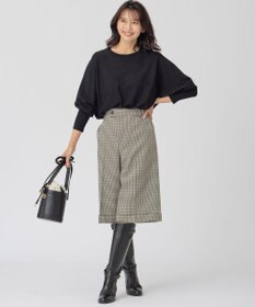 23区 L ヴィスコースストレッチ ドルマン ニット