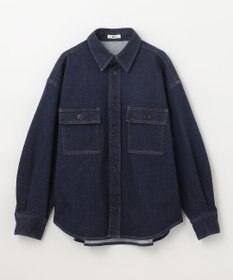 NAVE 【ReNAVE　洗える】ストレッチデニム シャツ