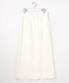 自由区 【SHIHOさん着用・こだわり素材】パネルレース スカート