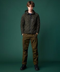 JOSEPH ABBOUD MOUNTAIN 【ECO撥水/起毛裏地】マイクロリップワッシャー ブルゾン