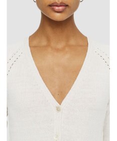 JOSEPH 【洗える】リネンブレンド  カーディガン